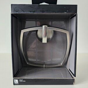 NIB UMBRA Swoop Towel Ring Nickel Finish